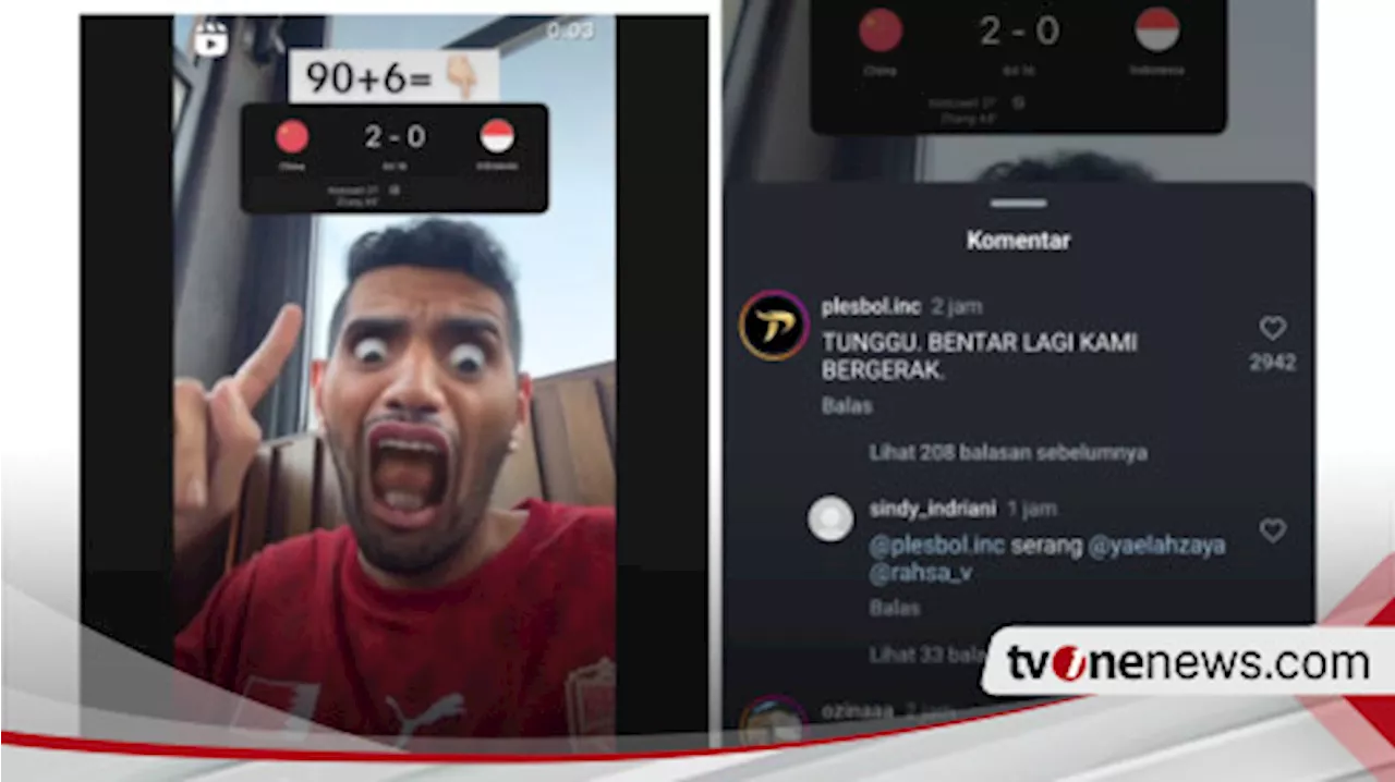 Netizen Murka Selebgram Bahrain Lecehkan Lagu Kebangsaan Usai Timnas Indonesia Takluk Lawan China, Minta Instagram Lakukan...