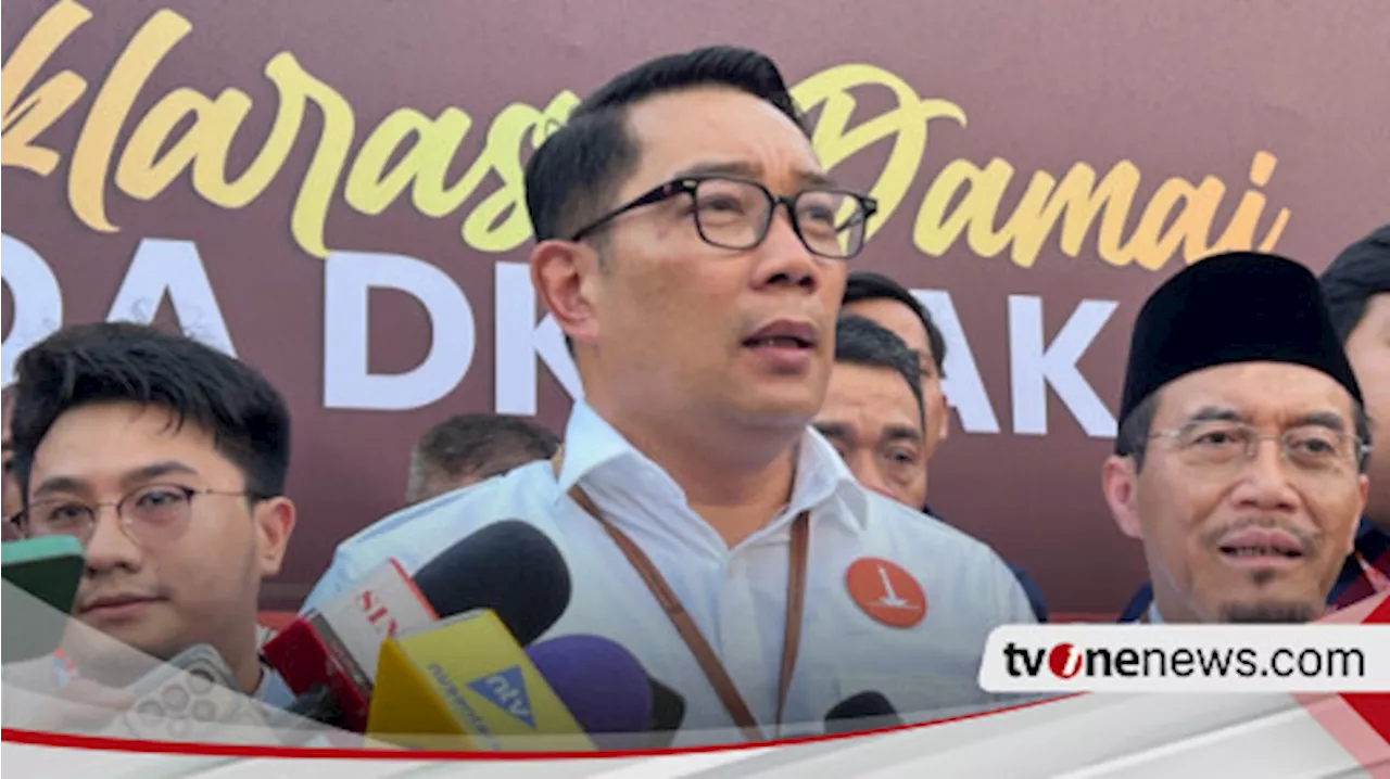 Optimis Menang Satu Putaran, Suswono Pastikan Tak Jadi Ban Serep Ridwan Kamil