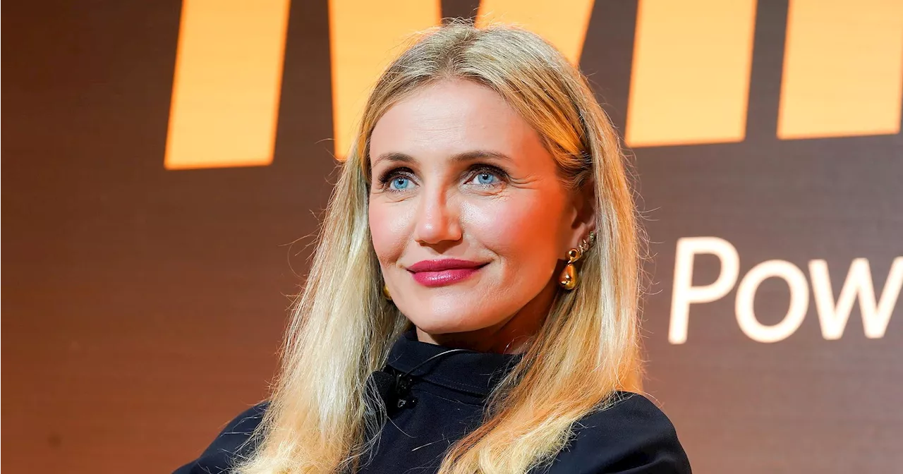 Cameron Diaz Has a Glowy Complexion With Soft Glam at Avaline Event
