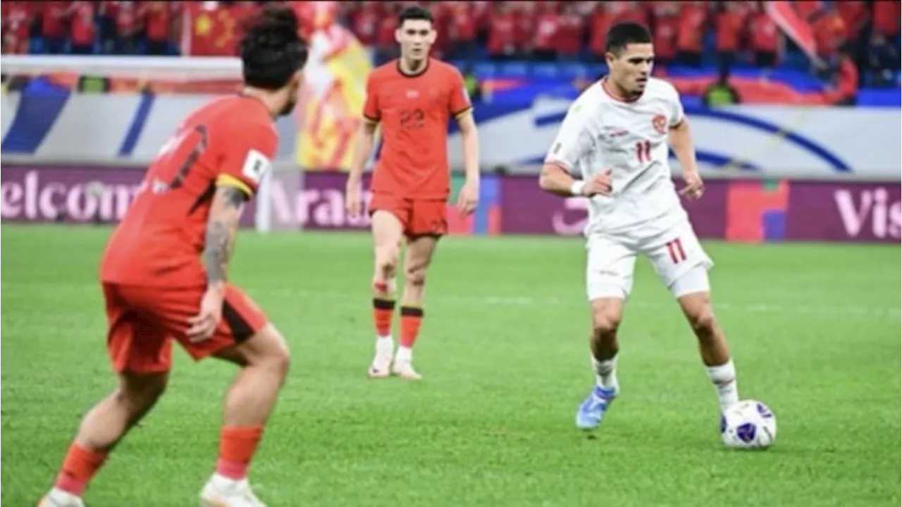 Kalah 1-2 dari China, Timnas Indonesia Dinilai Kurang Efektif