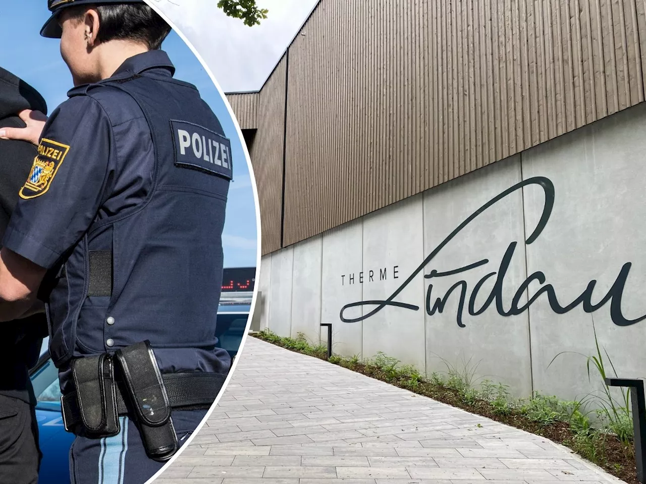 Betrunkenes Paar randaliert in Therme Lindau - Österreicherin versuchte Polizisten zu treten