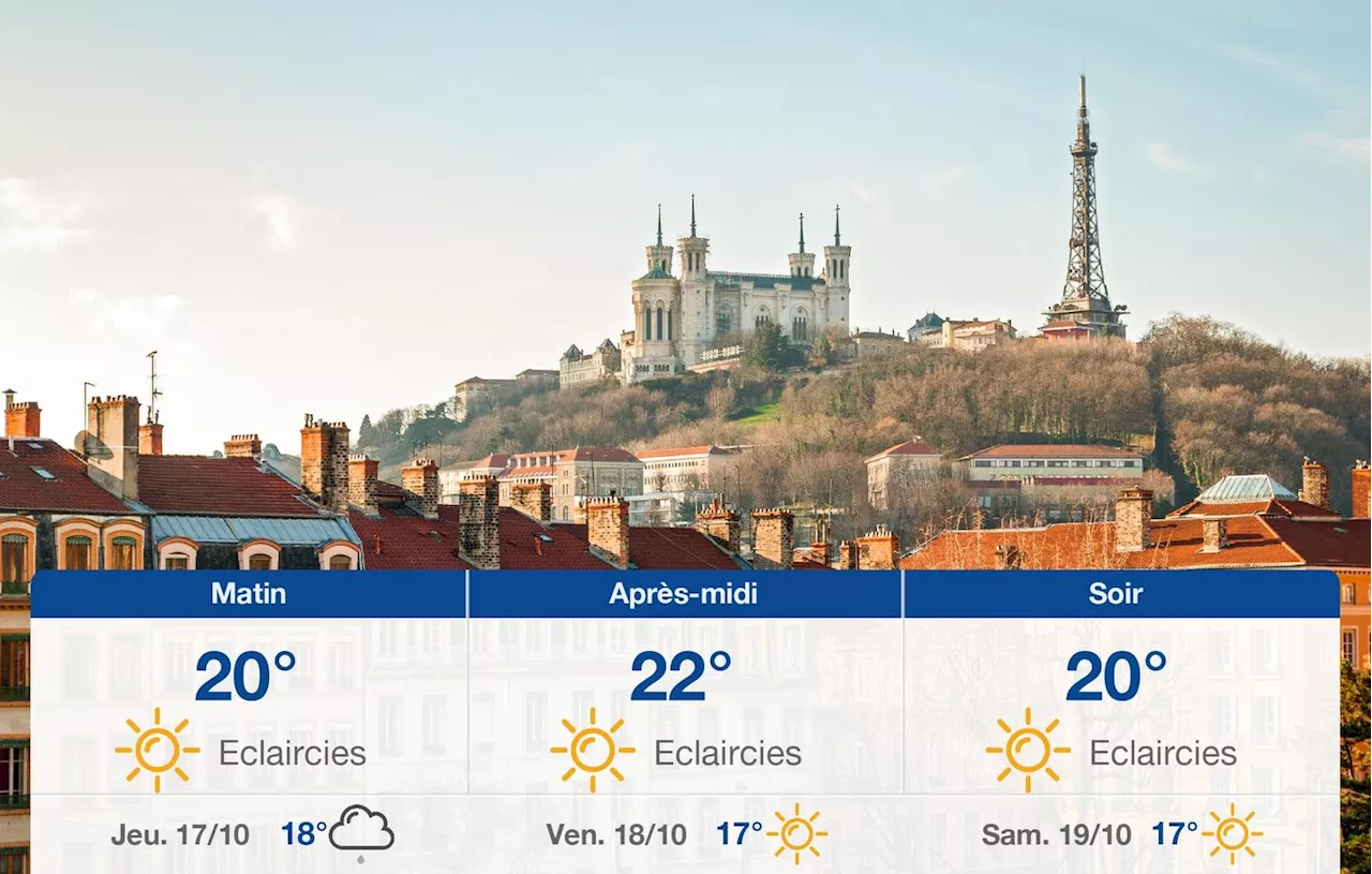 Météo Lyon: prévisions du mercredi 16 octobre 2024