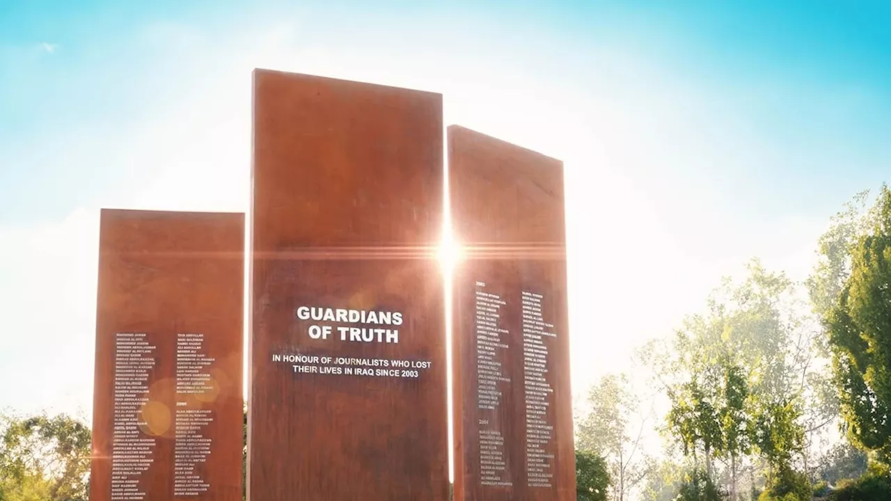 Iraqi monument honors fallen Iraqi and foreign journalists