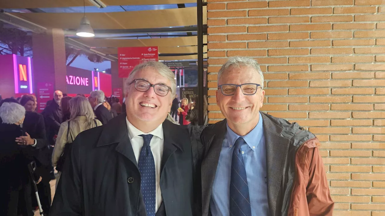 Roma, Gotor e Smeriglio alla Festa del Cinema: la foto insieme