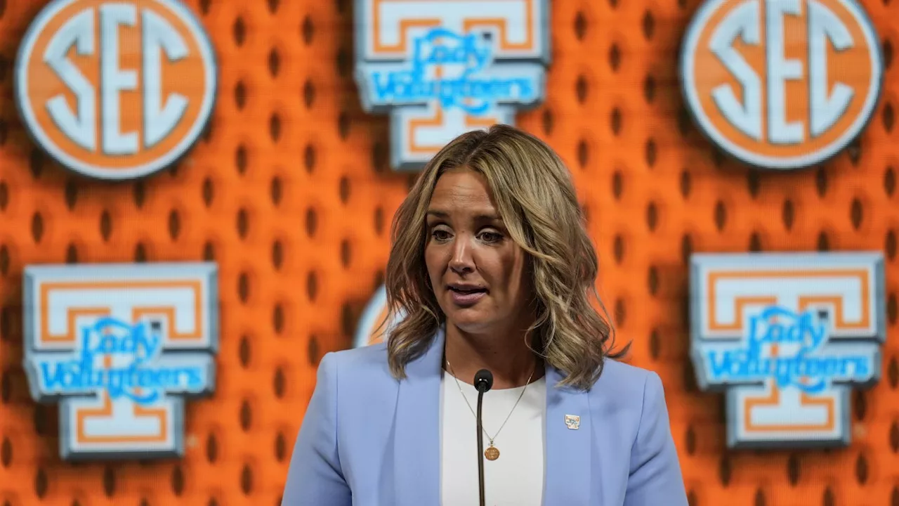 Kim Caldwell navigating first season as Tennessee Lady Vols coach with 'Baby Caldwell' on the way