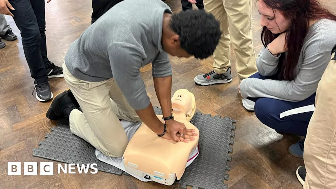 Restart a Heart Day: Pupils taught CPR skills by ambulance crews