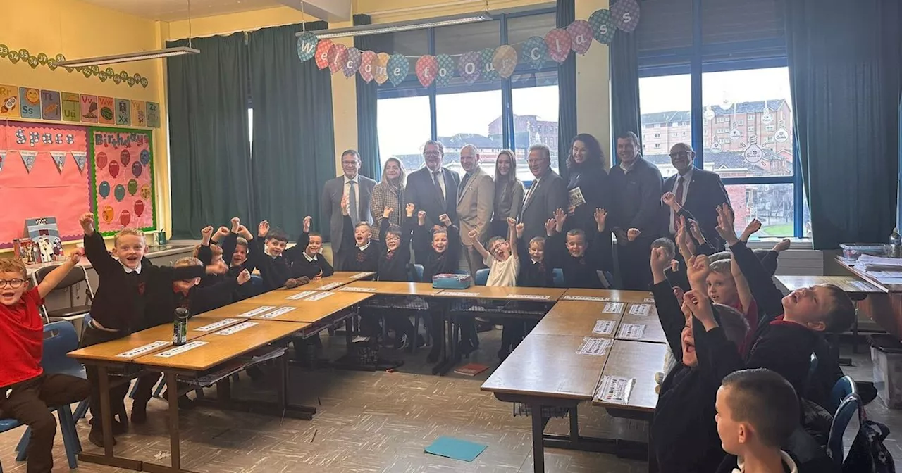 Canadian politicians visit Belfast school for lesson in philosophy