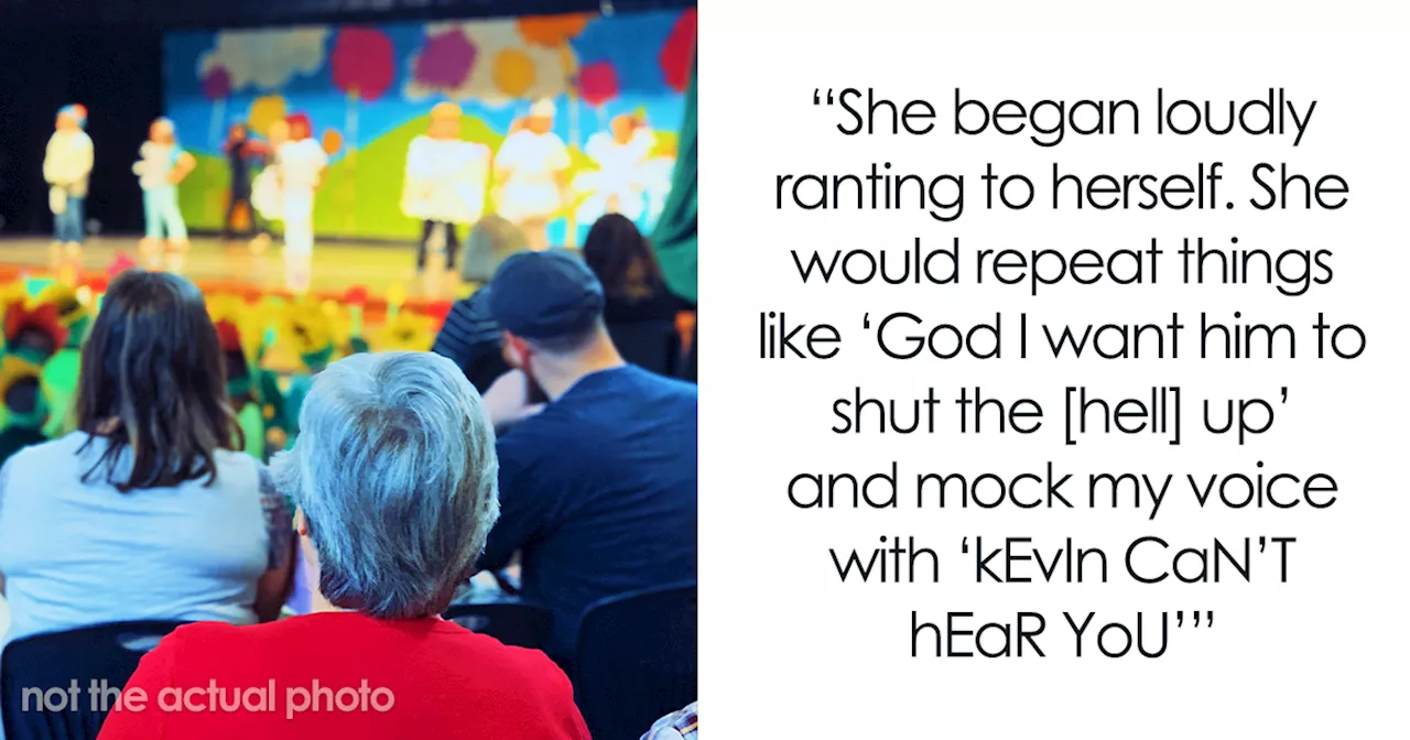 'AITAH For Walking Out Of My Son's Kindergarten Play Because My Wife Wouldn't Shut Up?'