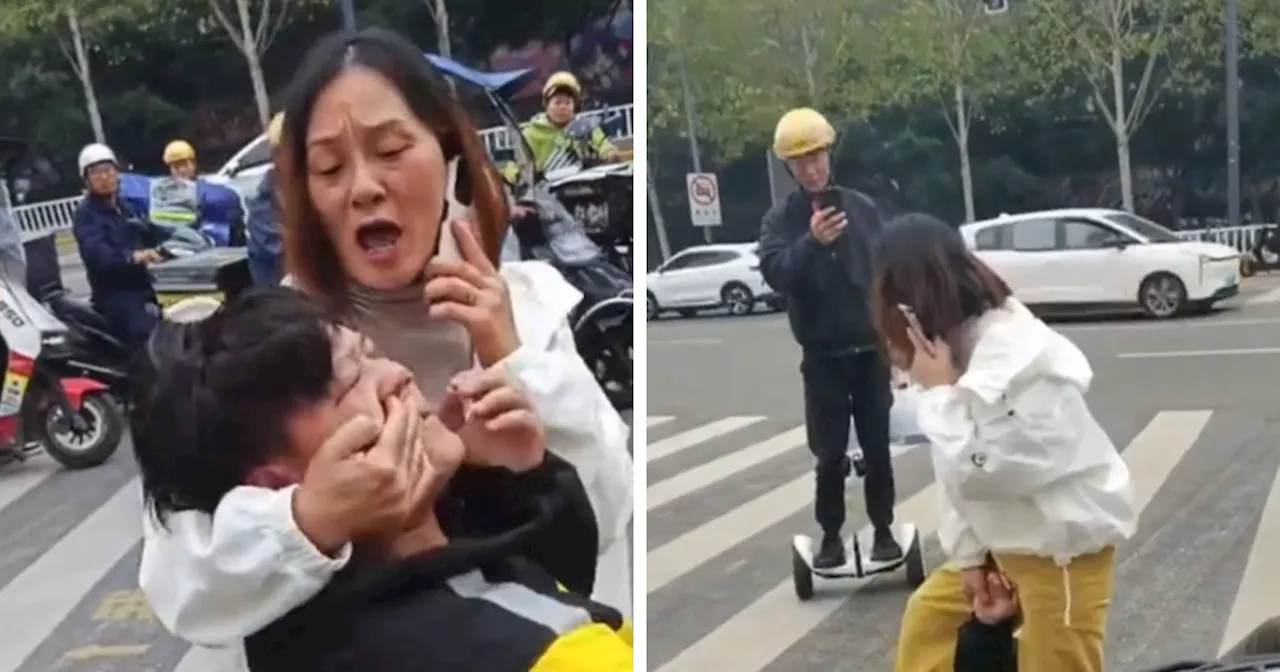 'Outrageous!': Woman Brutally Kicks And Slaps Delivery Man For Giving Her Road Safety Advice