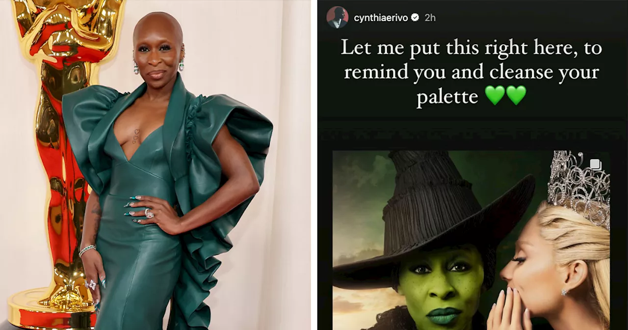 'Wildest, Most Offensive Thing': Wicked's Cynthia Erivo Rants About Film Poster's Viral Edit