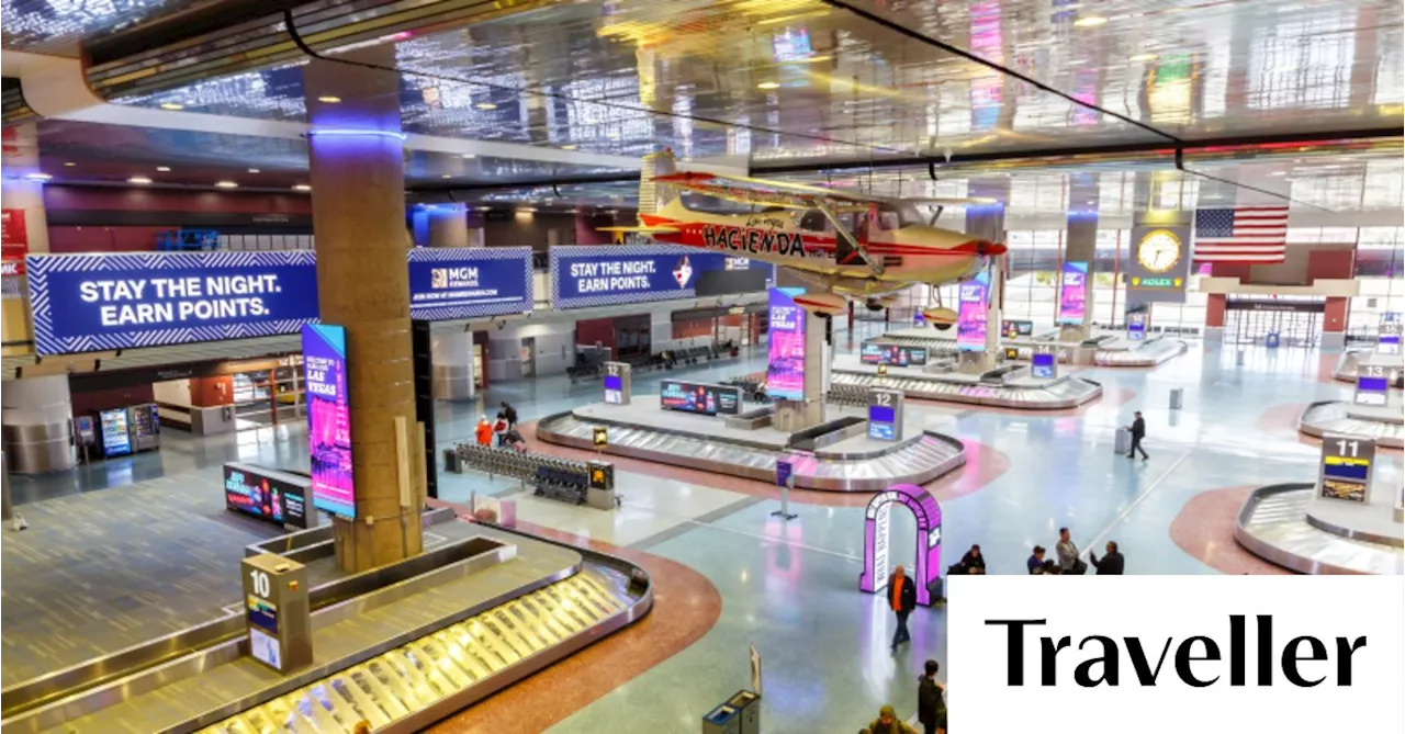 Vegas’ airport doesn’t have much in common with Vegas, except one thing