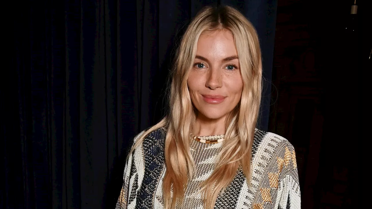 Sienna Miller Makes A Brave Return To Leather Trousers