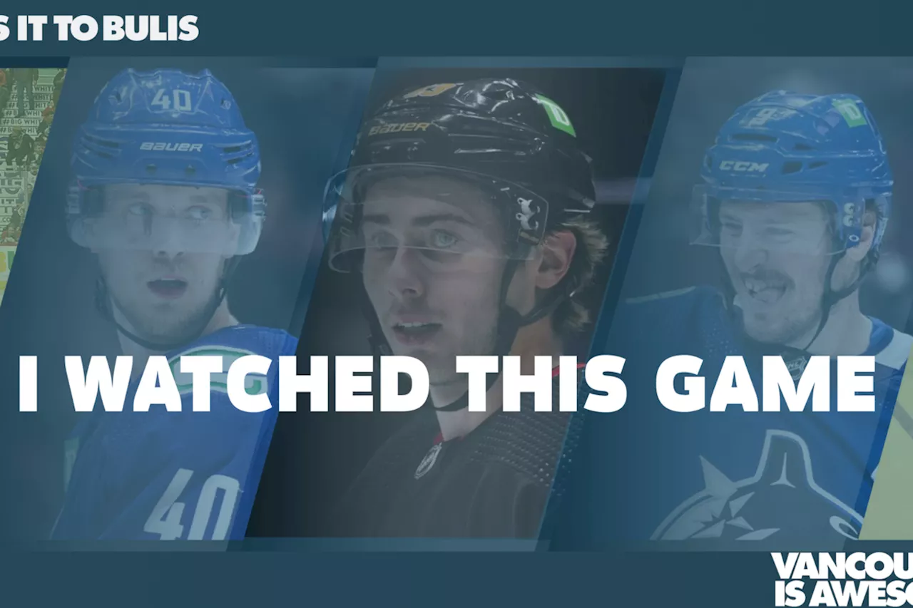 I Watched This Game: Canucks fall to Lightning for third straight loss to start season