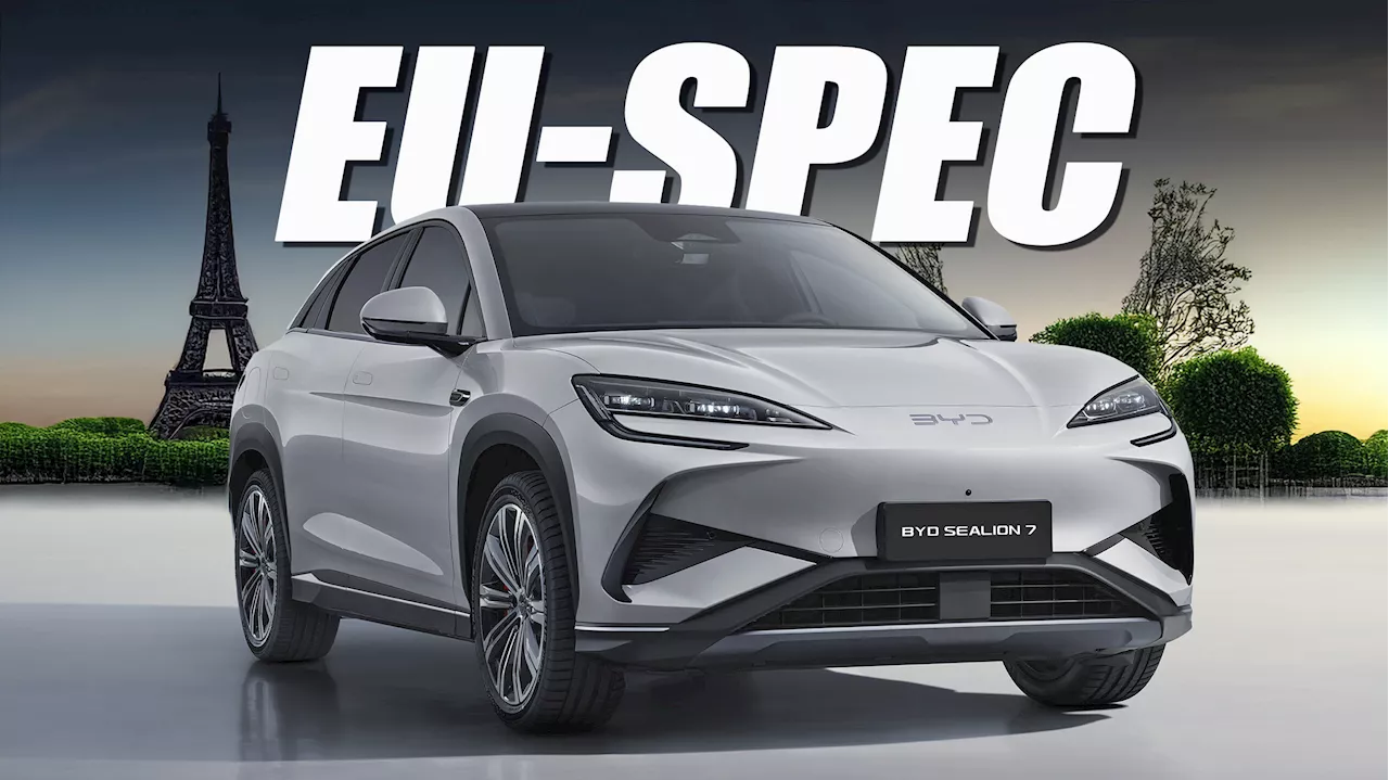 Sealion 7 Debuts In Europe As BYD’s Latest Tesla Challenger