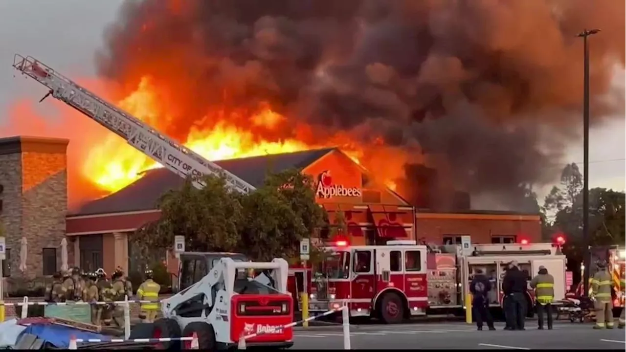 Rhode Island Applebee's faces potential total loss after early morning blaze