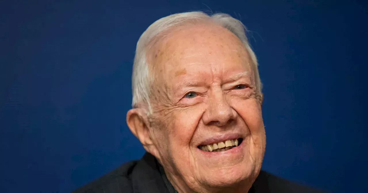 Jimmy Carter votes in fulfilling wish to live long enough to