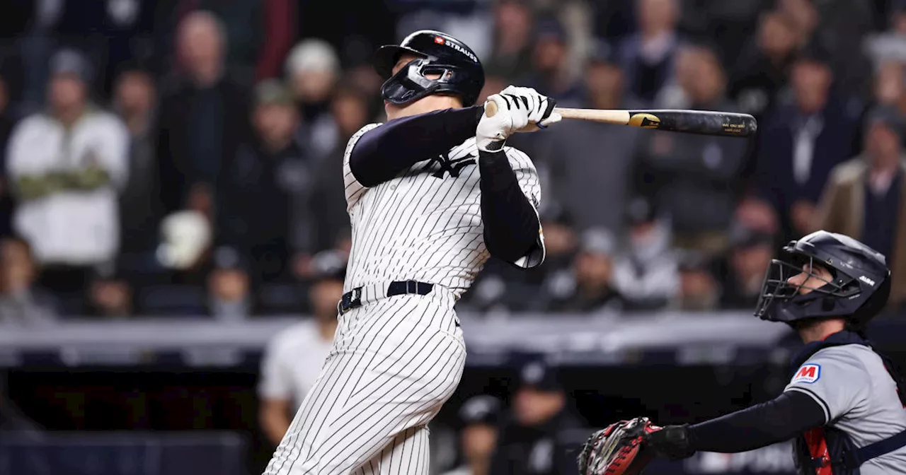 Yankees beat Guardians for 2-0 ALCS lead, Judge hits first home run of this postseason