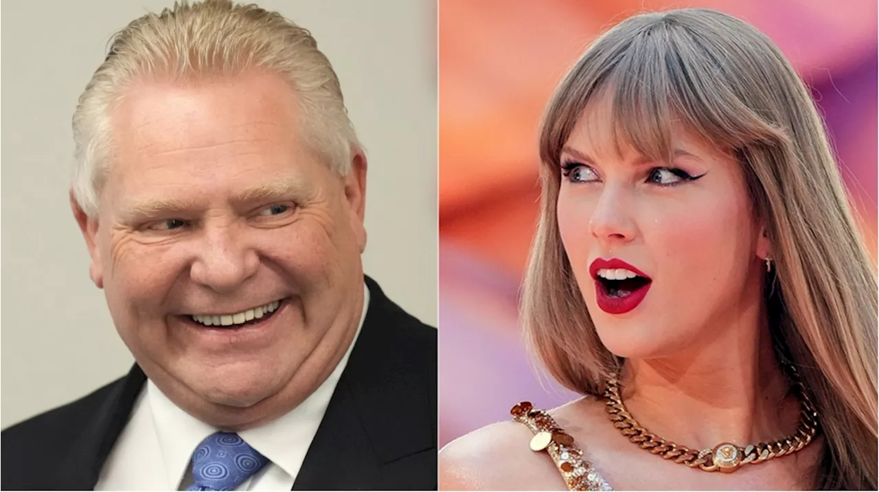 Ontario Premier Ford 'can't wait' for Taylor Swift's Toronto concerts