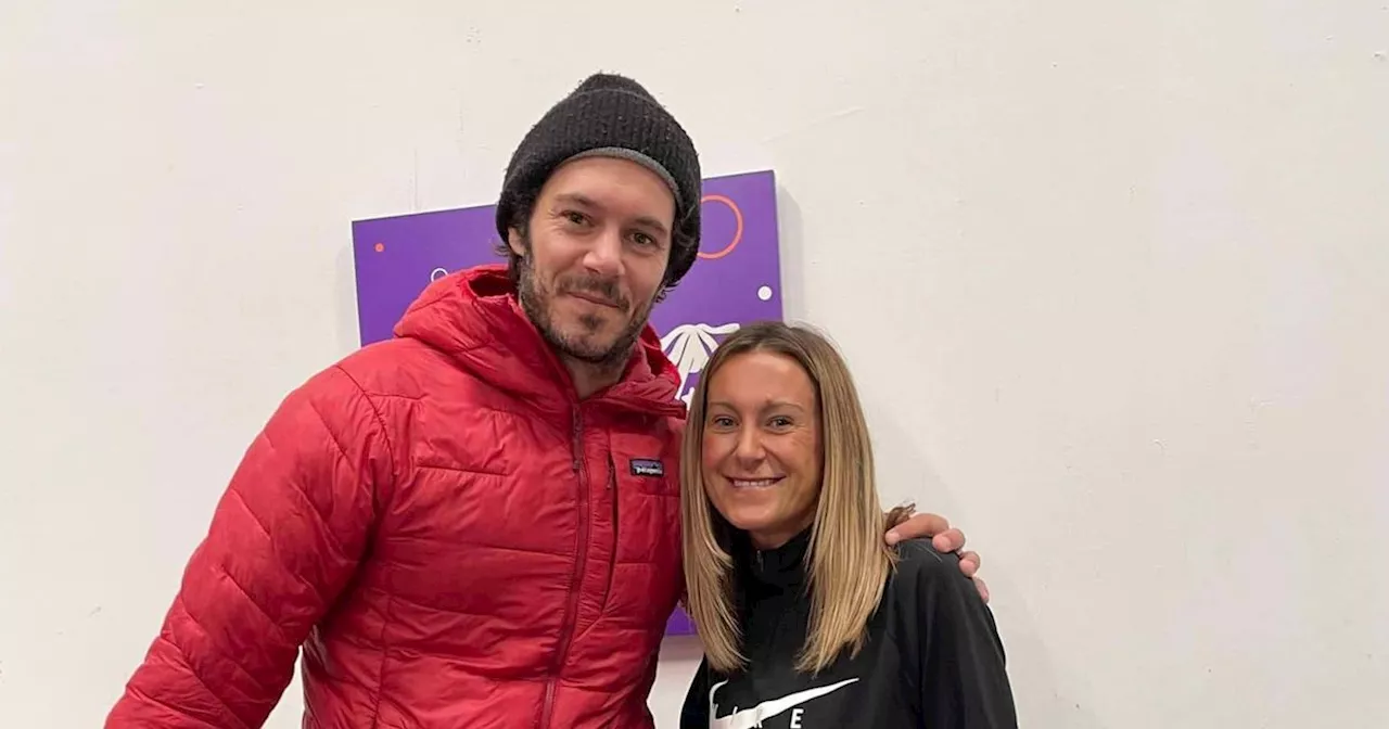 Adam Brody snapped at Glasgow soft play as actor poses with starstruck mum