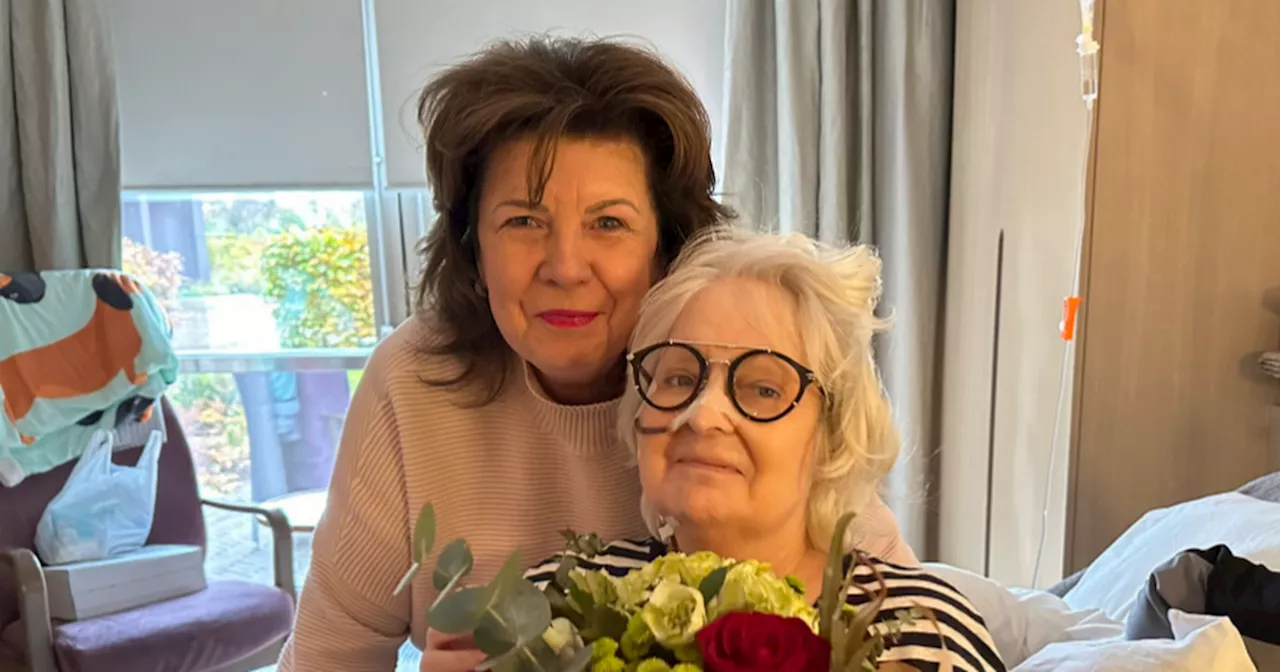 Janey Godley and Elaine C Smith reunited as Rab C star visits pal in hospice