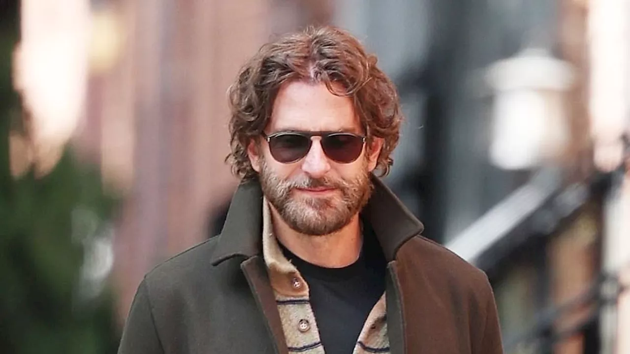 Bradley Cooper hangs with daughter before Gigi and Irina's VS show