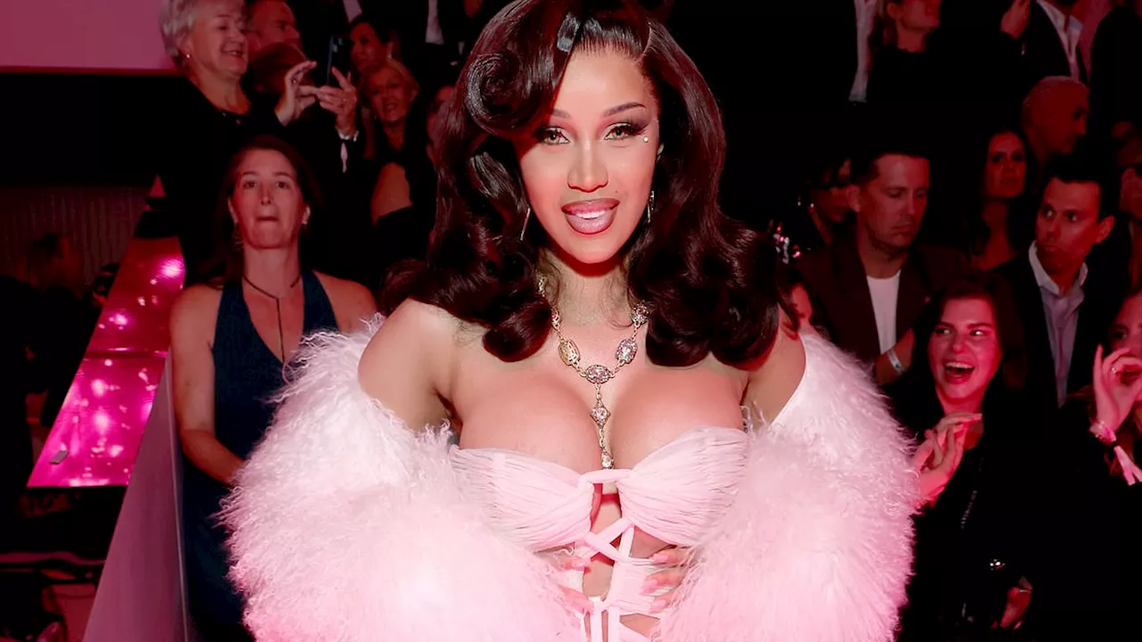 Cardi B suffers nip slip in skimpy dress at Victoria's Secret Fashion Show 2024