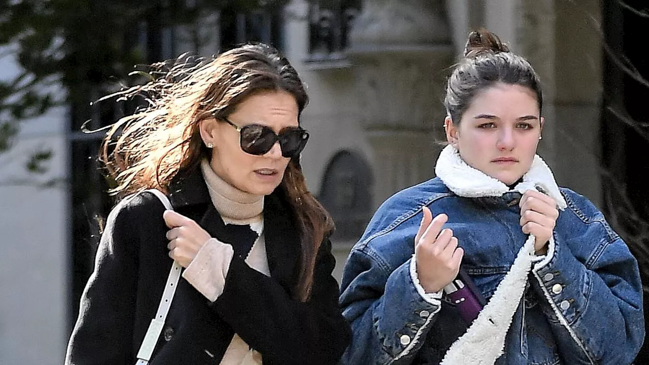 Katie Holmes and daughter Suri Cruise reunite in NYC amid teen's fall break from college