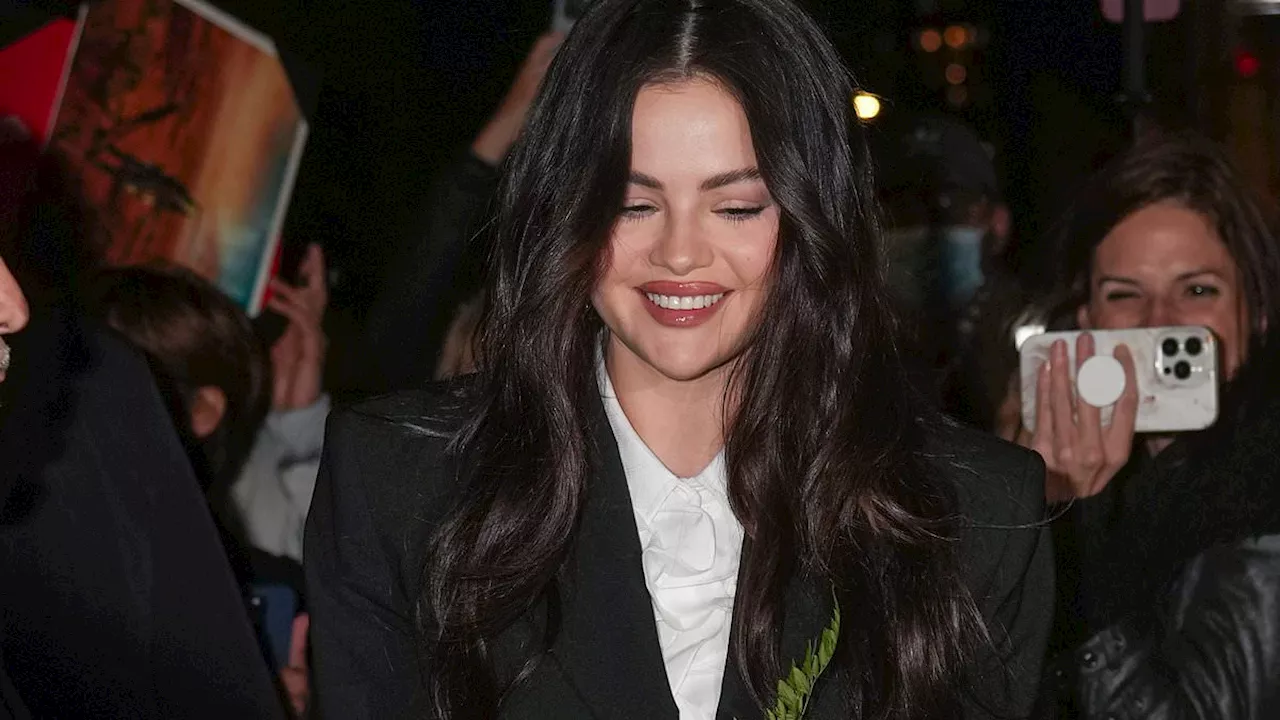 Selena Gomez sizzles in a blazer mini-dress in NYC