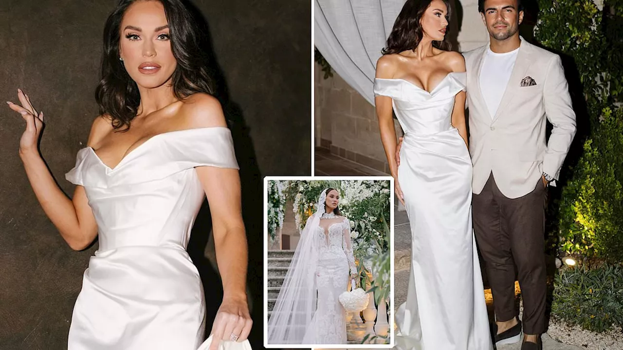 Vicky Pattison stuns in FOUR designer dresses from her nuptials to Ercan Ramadan as she teases...