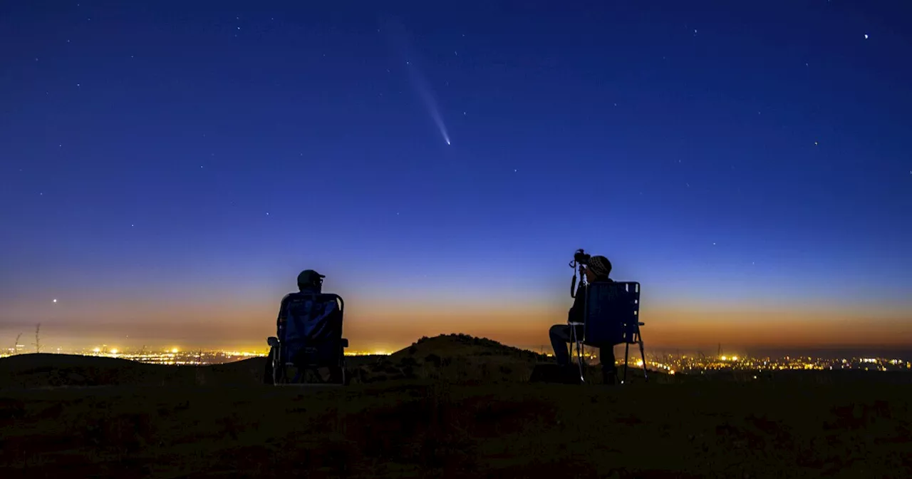 October's supermoon pairs with a comet for a special nighttime spectacle