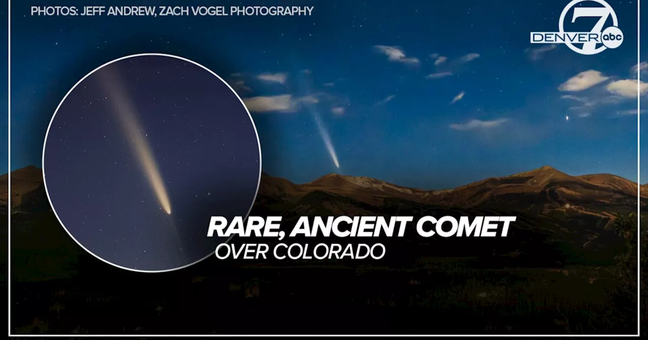 See these stunning photos of a rare, ancient comet in Colorado’s sky at dusk