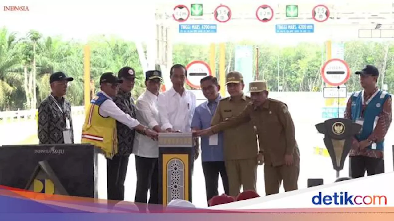 Jokowi Resmikan Tol Indrapura-Kisaran, Habiskan Anggaran Rp 6,32 Triliun