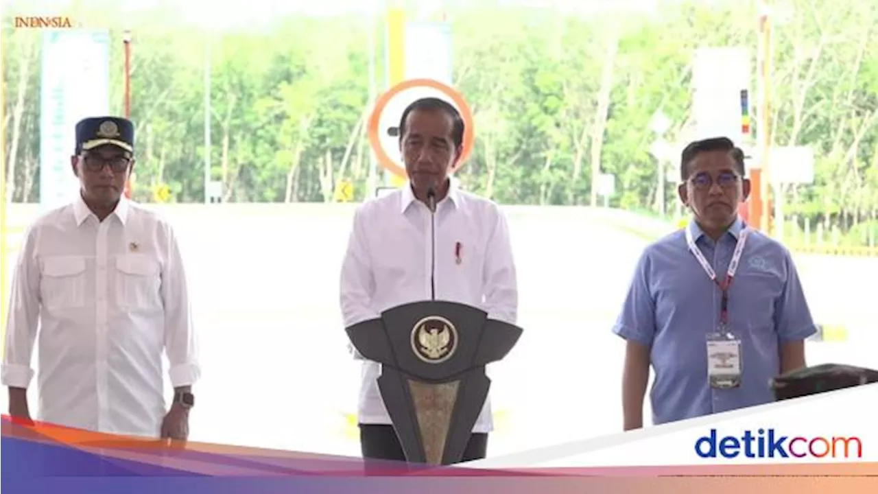 Jokowi Sentil Omongan yang Sebut Banyak Tol Dibangun Swasta