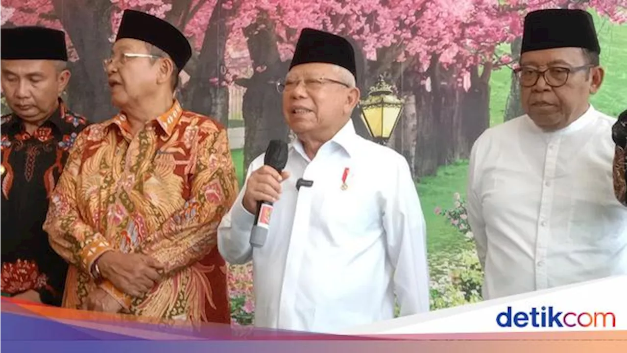 Ma'ruf Amin Ibaratkan Jadi Pebulutangkis Saat Tandem Jokowi Pimpin RI