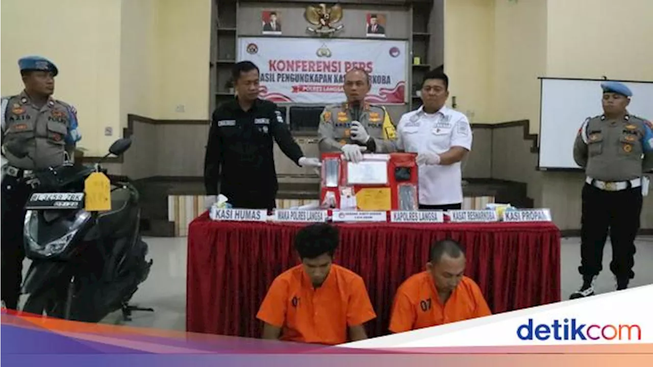 Sembunyikan 1 Kg Kokain di Jok Motor, 2 Pria di Aceh Ditangkap