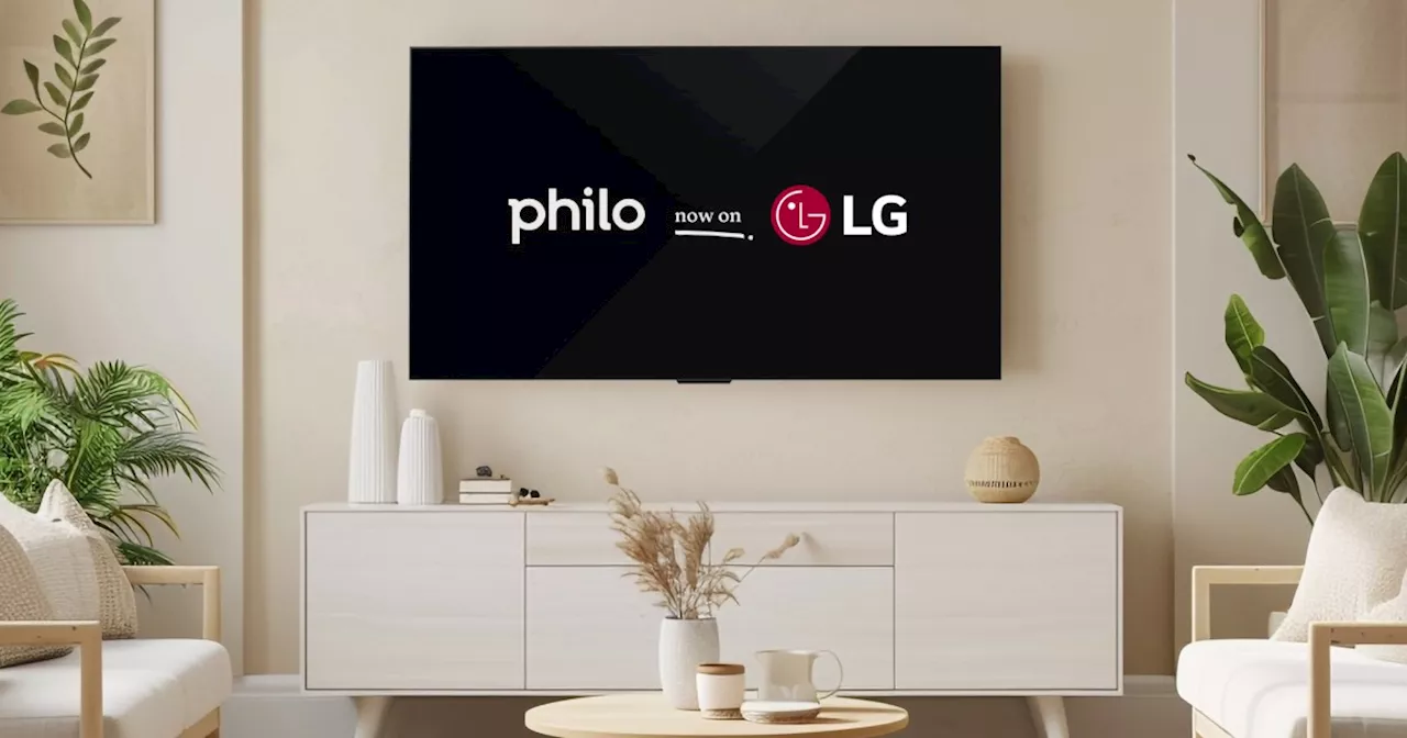 Philo is now available on LG smart TVs