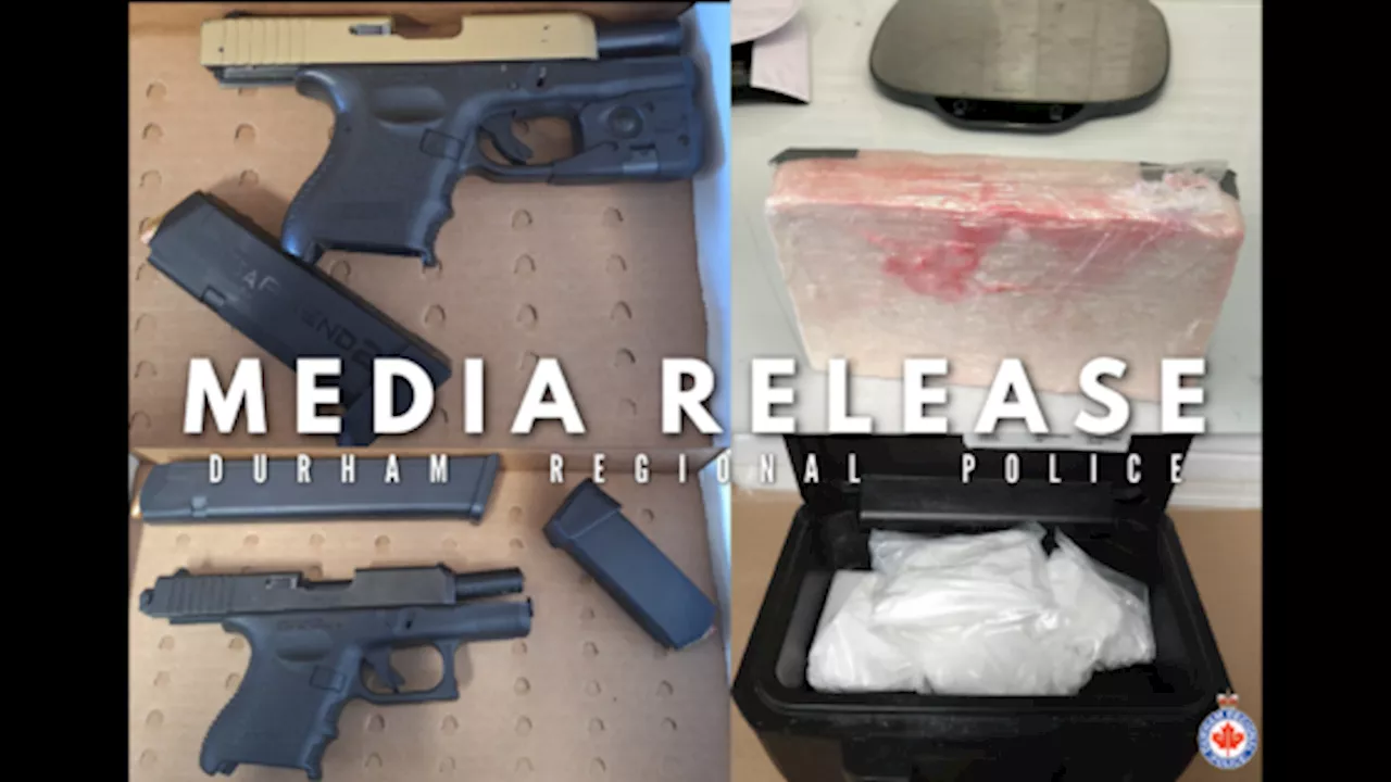 Two Handguns and Drugs Seized in Ajax Drug Trafficking Investigation