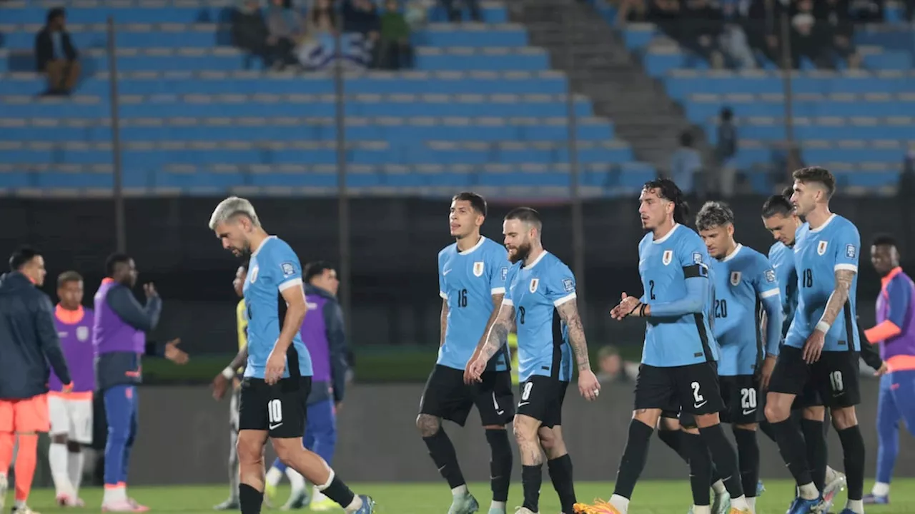 Uruguay e Ecuador empataron 0-0 en la Eliminatoria Sudamericana