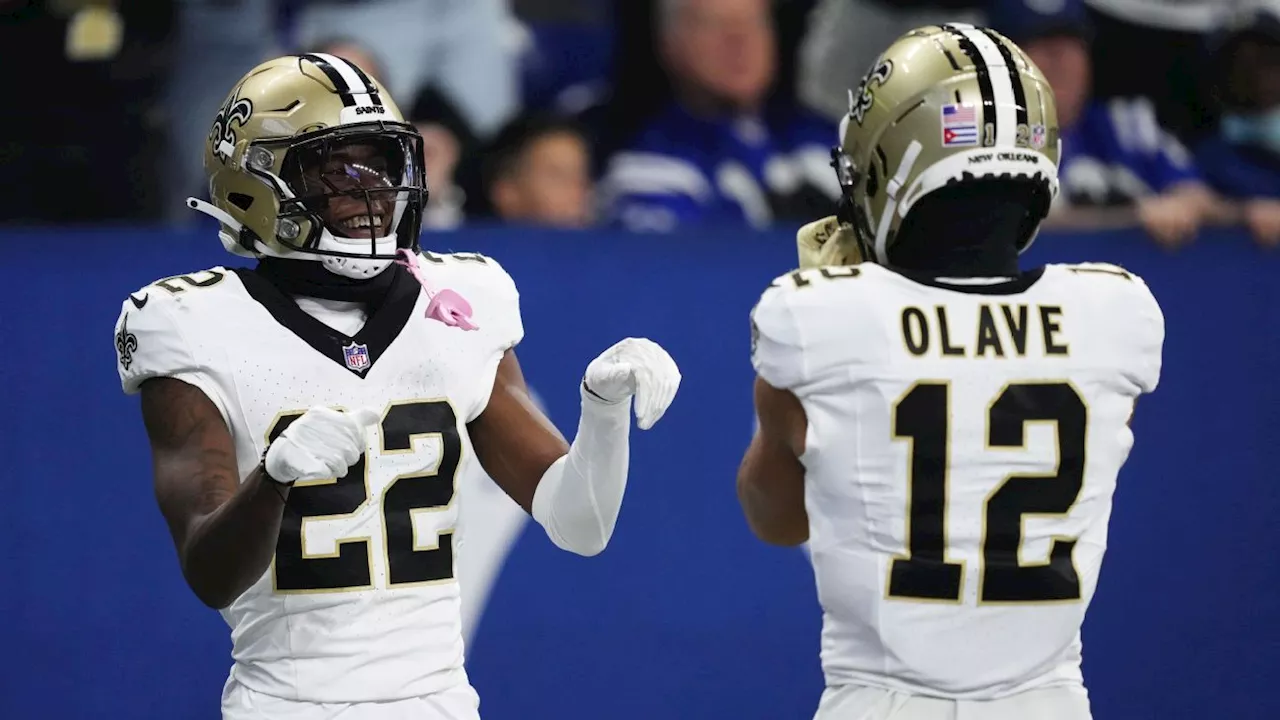 Saints WRs Shaheed (knee), Olave (concussion) ruled out for TNF