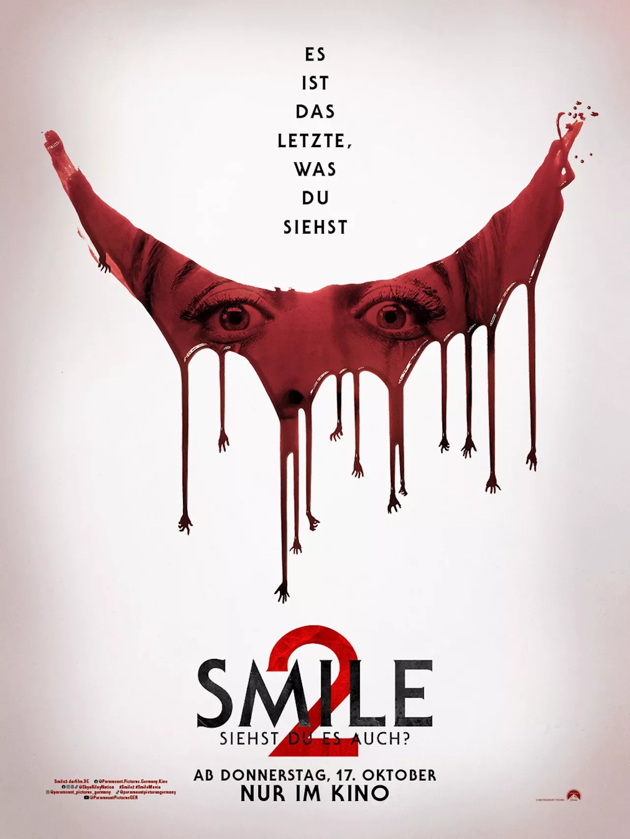 Die Filmstarts-Kritik zu Smile 2 - Siehst du es auch?