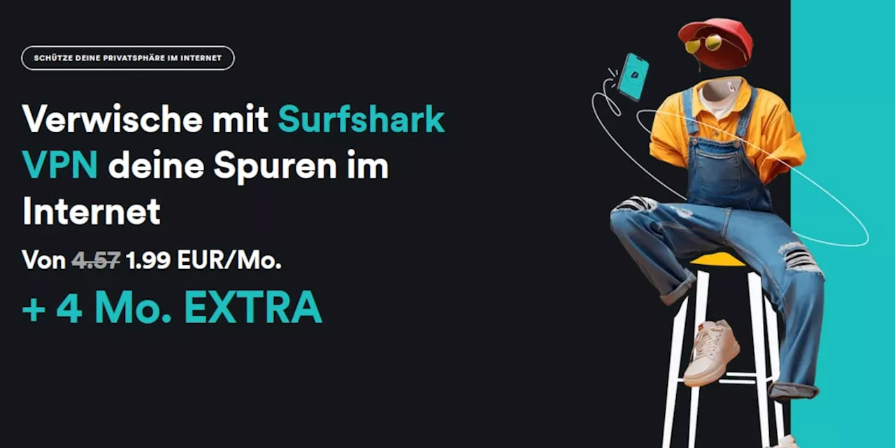 Surfshark VPN-Deal zum Black Friday: Unerkannt im Netz unterwegs und das mit 87 Prozent Rabatt