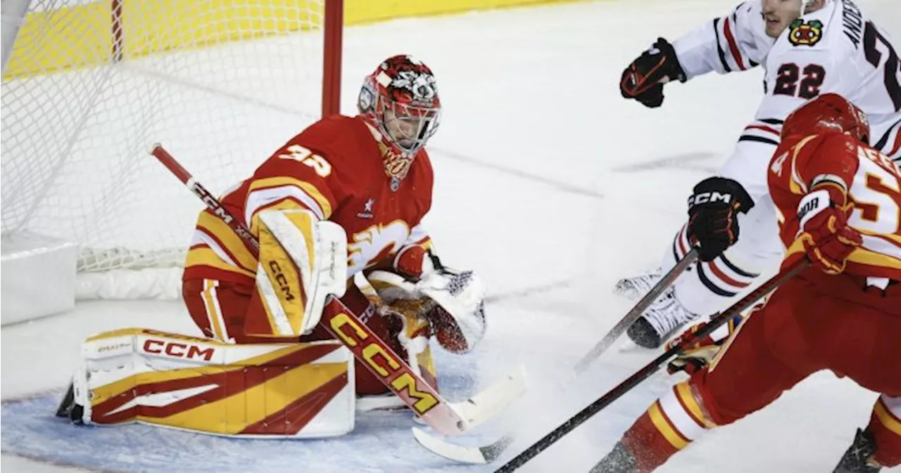 Dustin Wolf off to great start this season with the Calgary Flames