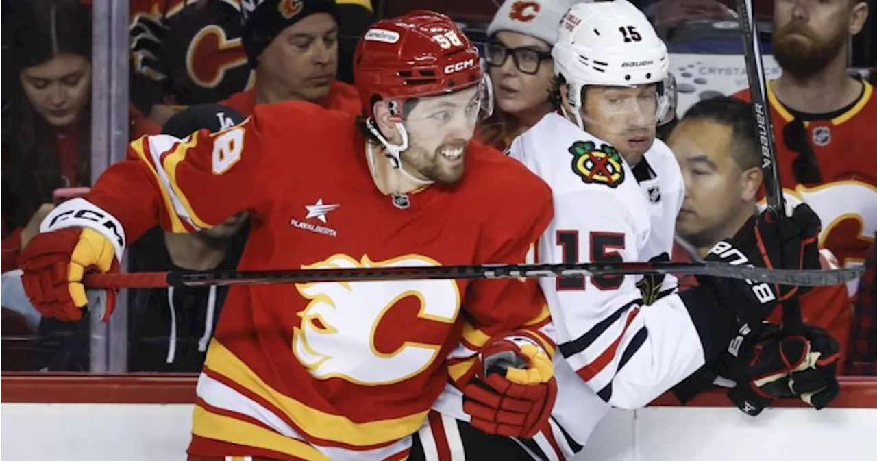 Unbeaten Flames edge Blackhawks 3-1 Tuesday night