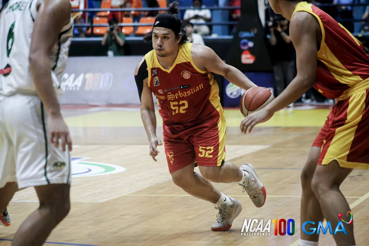 Nikko Aguilar comes alive late as San Sebastian arrests 8-game slump at expense of JRU