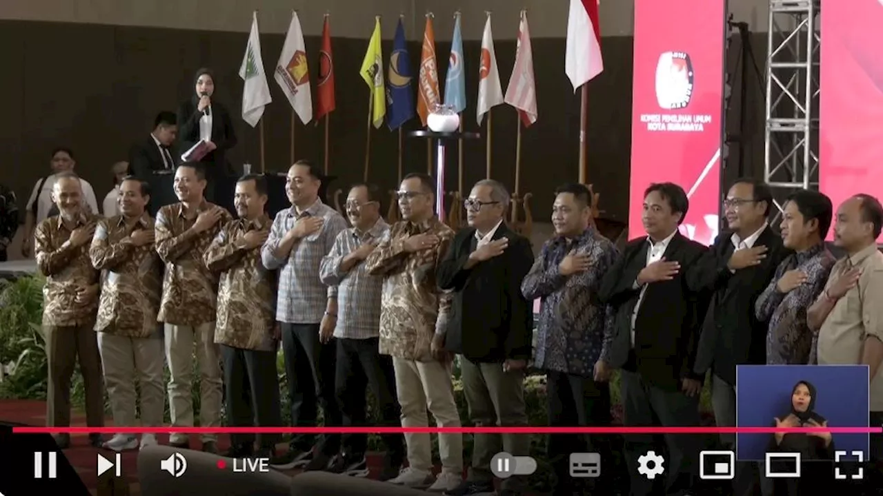 Debat Publik Surabaya, Pasangan Eri Cahyadi-Armuji Ajak Warga Bekerja Sama