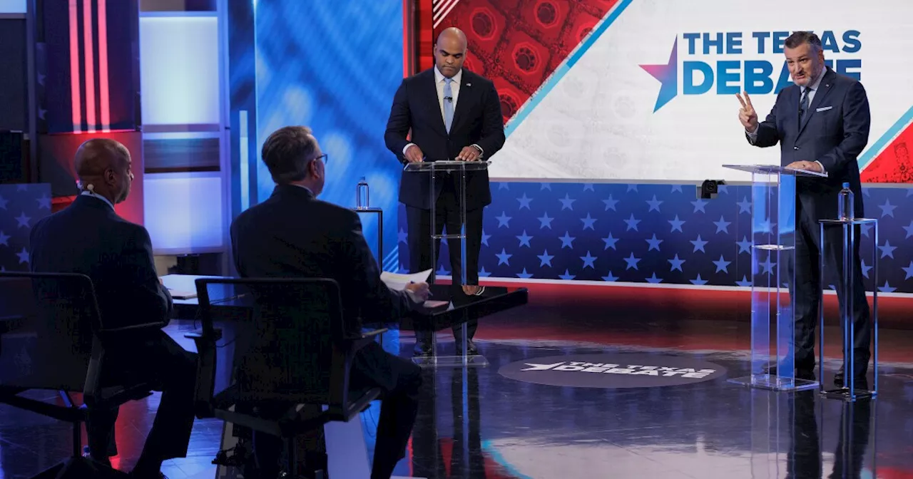 Watch: Ted Cruz and Colin Allred face off Tuesday night in U.S. Senate race debate