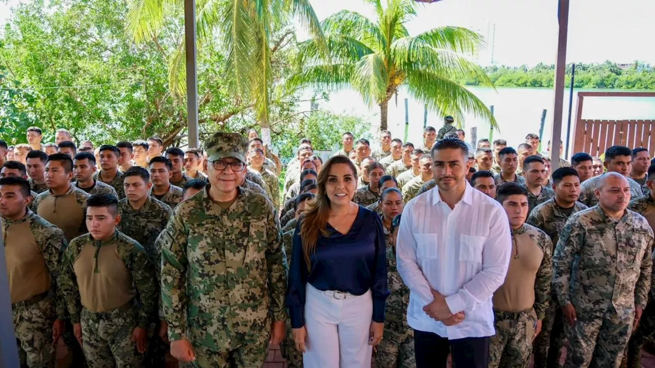 Harfuch y Mara Lezama presentan estrategia de seguridad en Quintana Roo