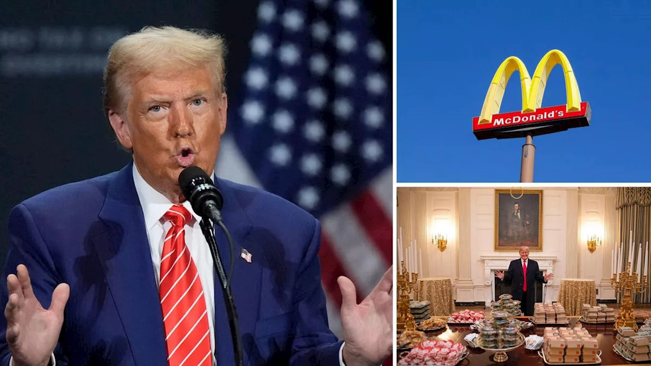 Donald Trump to work shift at McDonald's as he questions Kamala Harris' past job