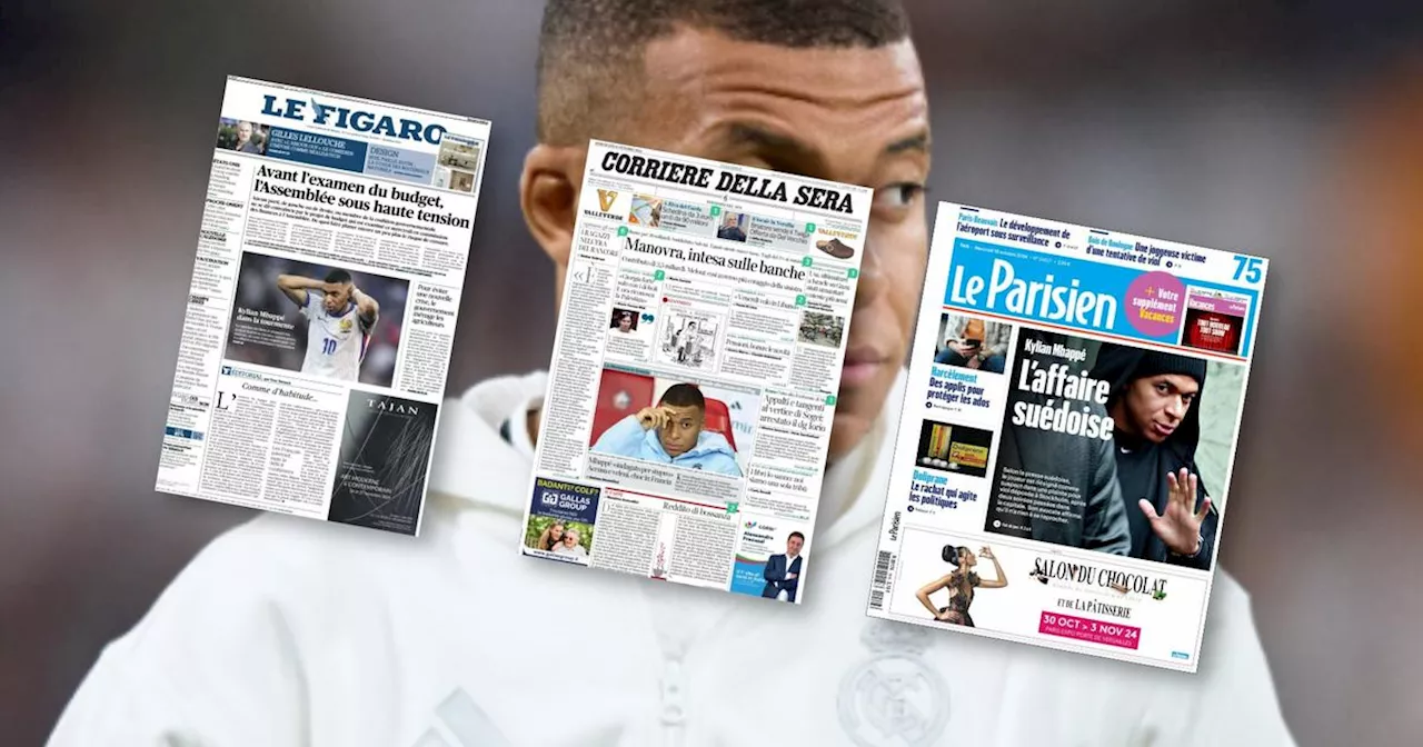 «Choc en France», «la tourmente», «intrigue à Stockholm» : l’affaire Kylian Mbappé fait les gros titres