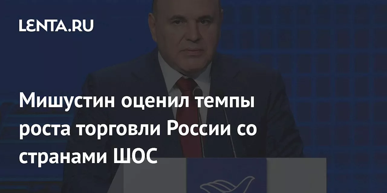 Мишустин: товарооборот России со странами ШОС вырос на 5,5 % в январе-июне